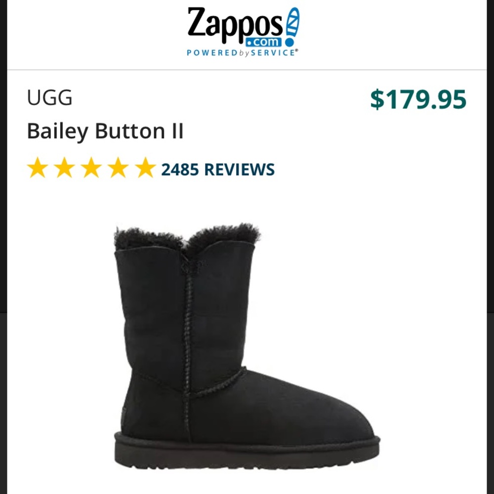 UGG Bailey Button II - Black